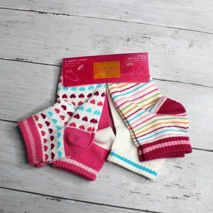 Sonoma Girl's Socks Set Size S Fits Toddler Shoe Size 6-12